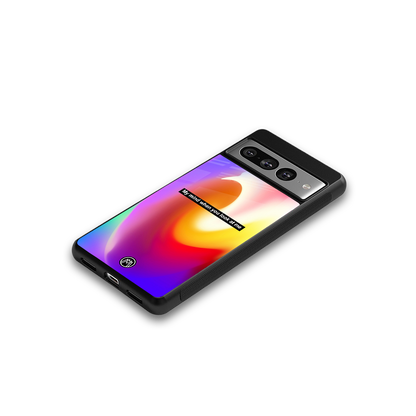 when you look at me back phone cover | glass case for google pixel 7 pro