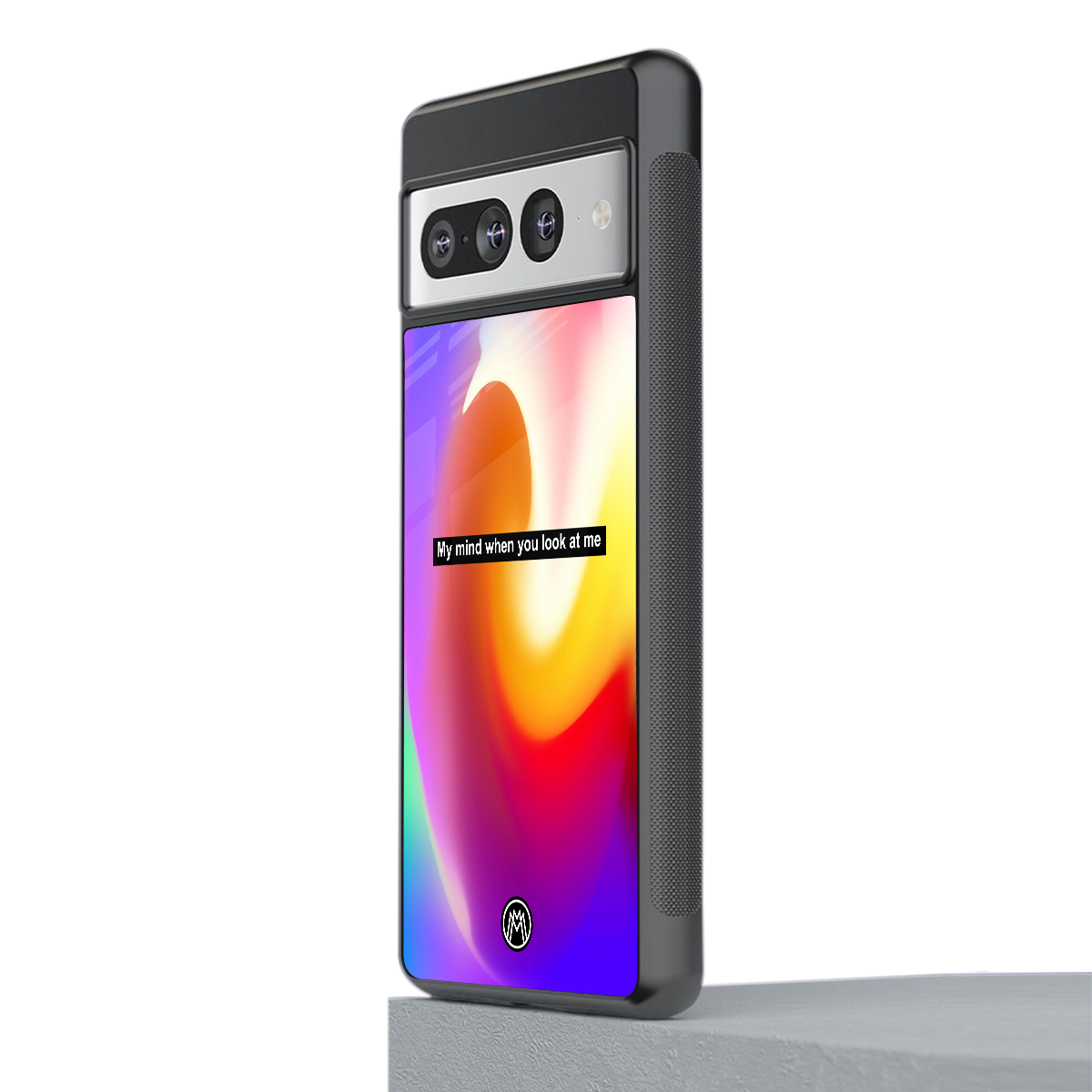 when you look at me back phone cover | glass case for google pixel 7 pro