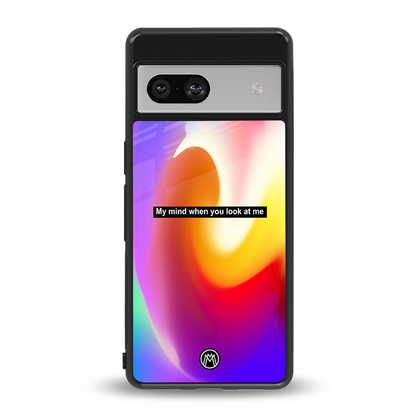 when you look at me back phone cover | glass case for Google Pixel 7