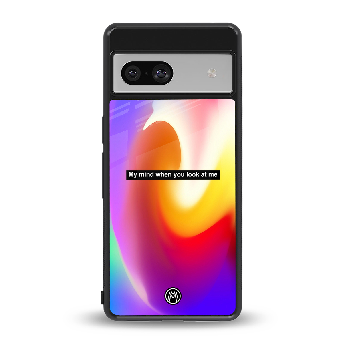 when you look at me back phone cover | glass case for Google Pixel 7A