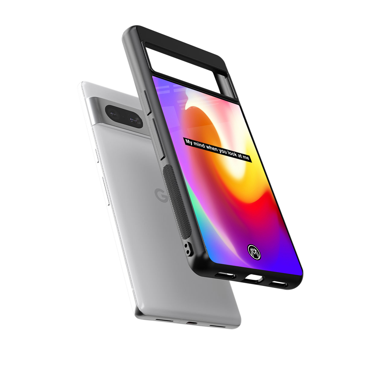 when you look at me back phone cover | glass case for Google Pixel 7