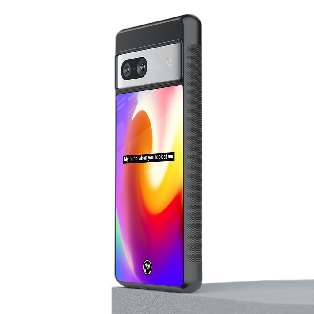 when you look at me back phone cover | glass case for Google Pixel 7A