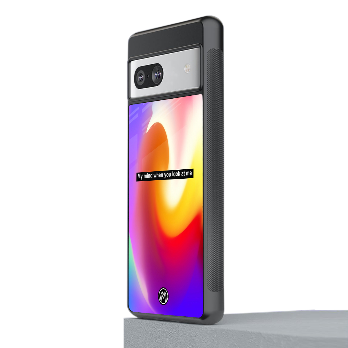 when you look at me back phone cover | glass case for Google Pixel 7A