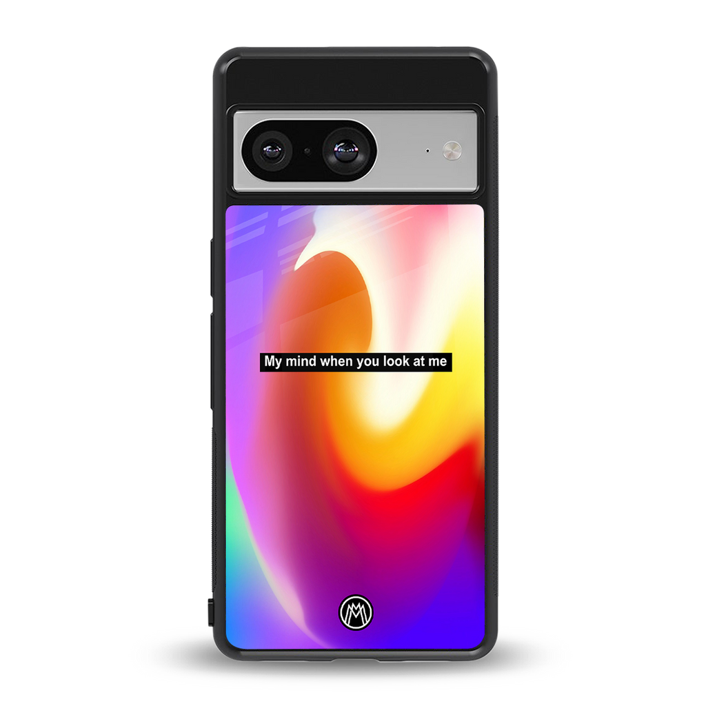 when you look at me back phone cover | glass case for Google Pixel 8