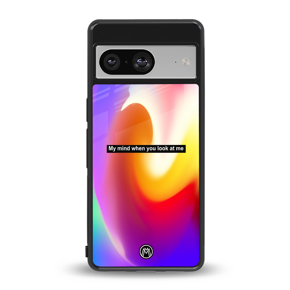when you look at me back phone cover | glass case for Google Pixel 8