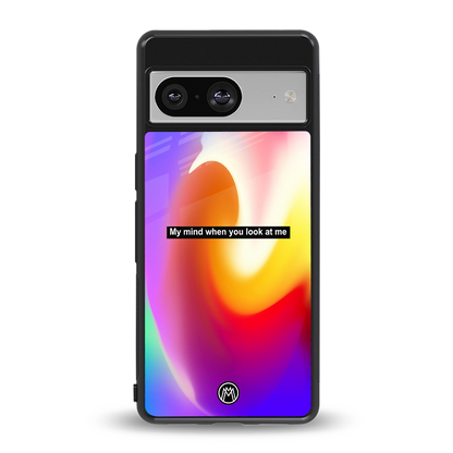 when you look at me back phone cover | glass case for Google Pixel 8