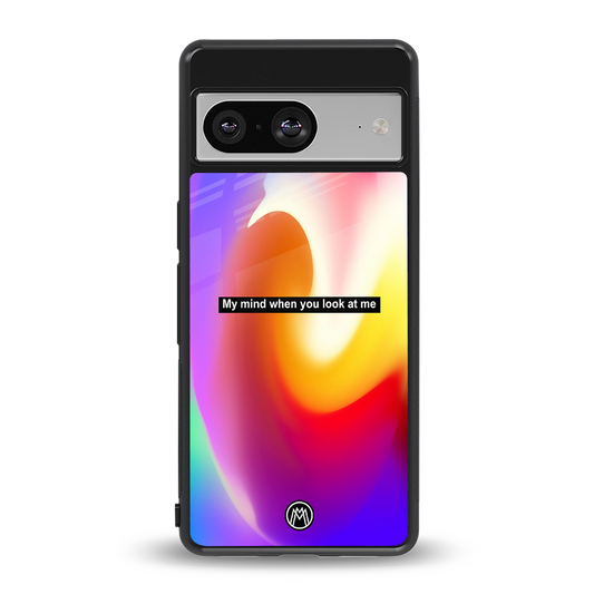when you look at me back phone cover | glass case for Google Pixel 8