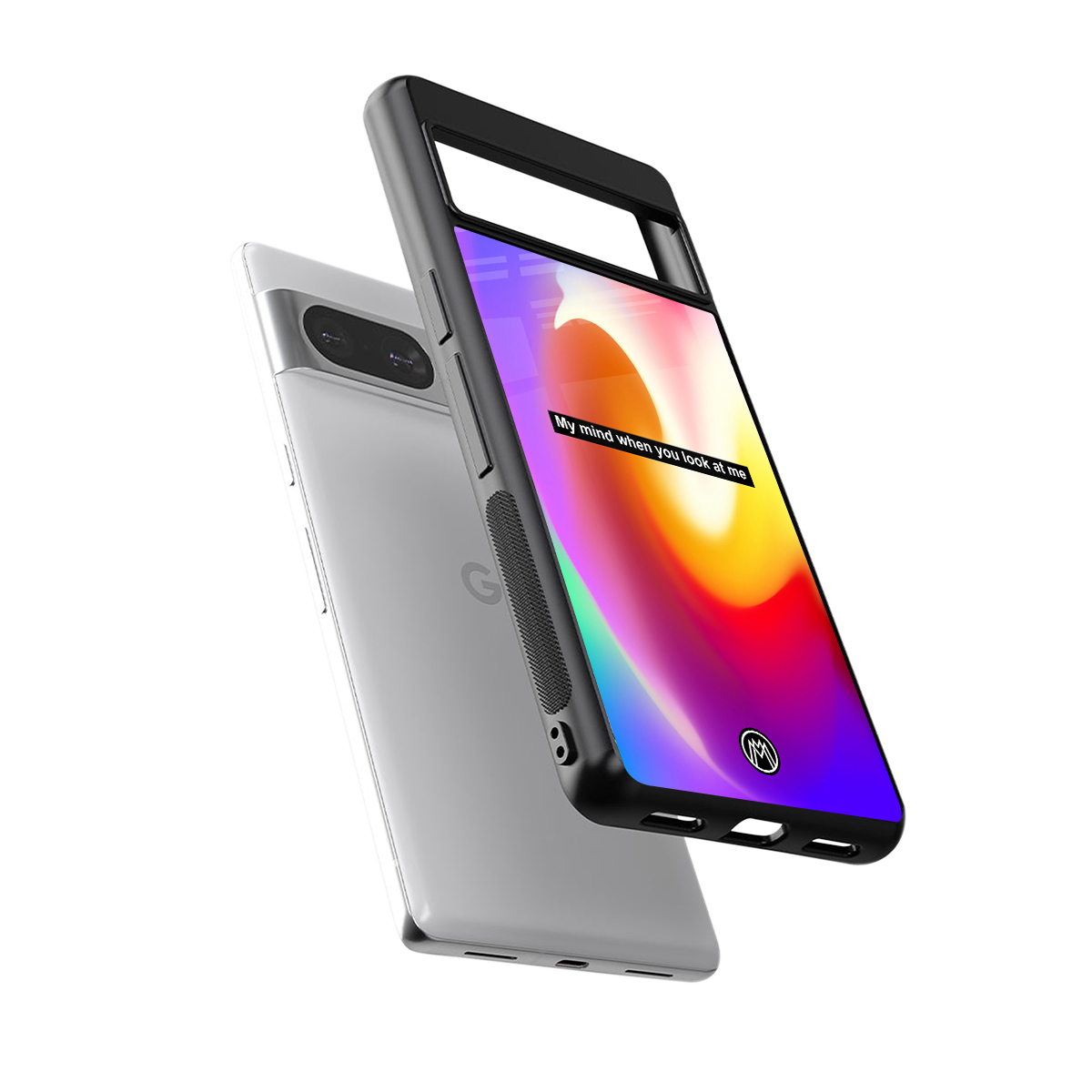 when you look at me back phone cover | glass case for Google Pixel 8