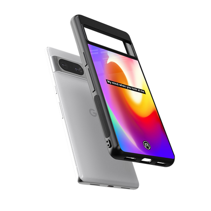 when you look at me back phone cover | glass case for Google Pixel 8