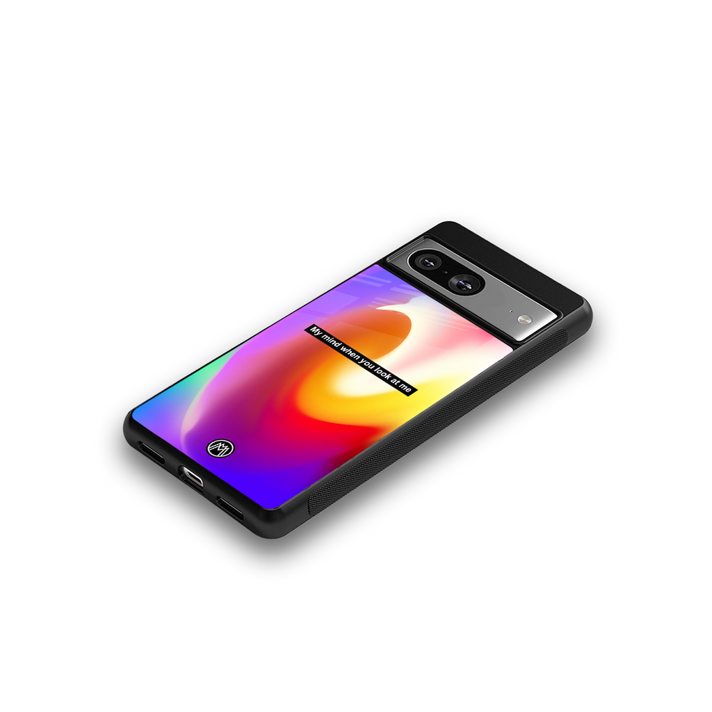 when you look at me back phone cover | glass case for Google Pixel 8