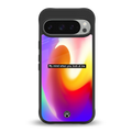 when you look at me back phone cover | glass case for google pixel 9 pro xl