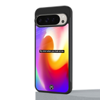 when you look at me back phone cover | glass case for google pixel 9 pro xl