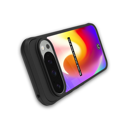when you look at me back phone cover | glass case for google pixel 9 pro xl