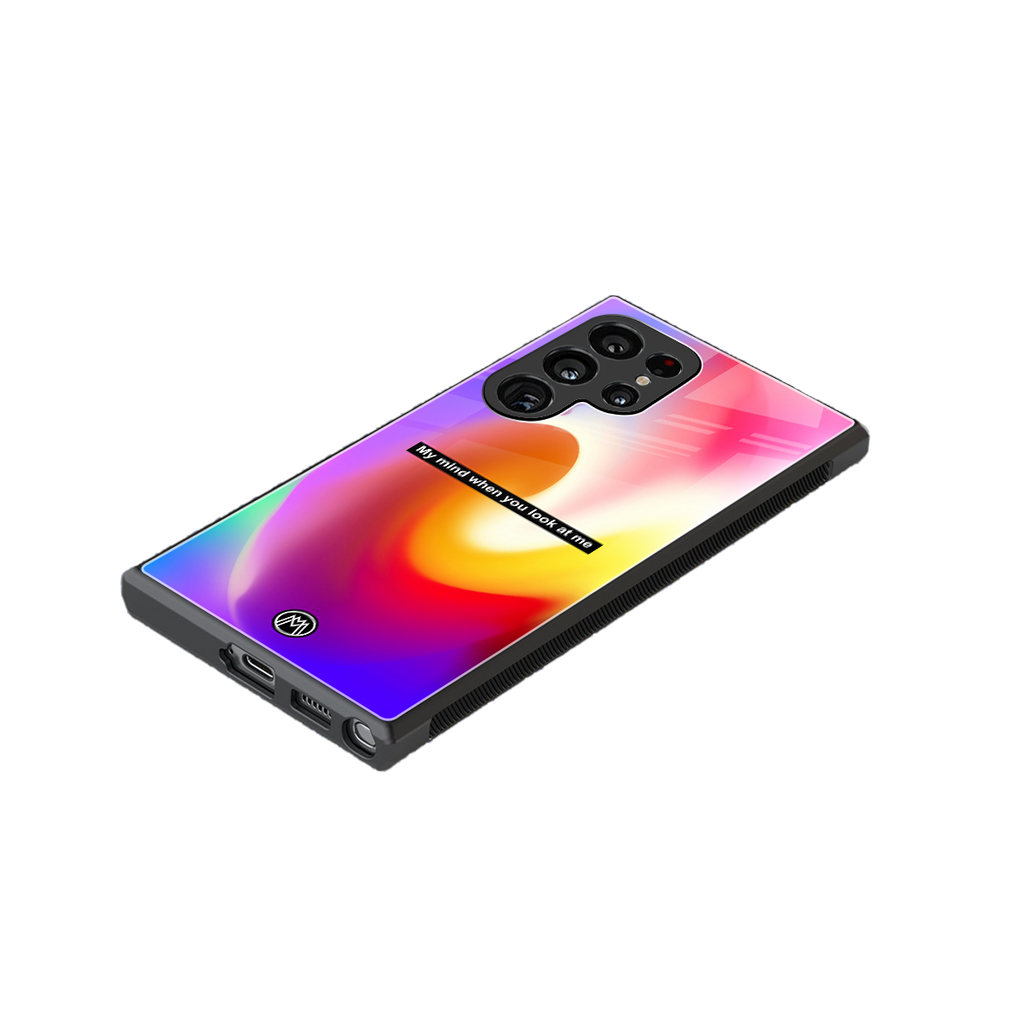 when you look at me back phone cover | glass case for samsung galaxy s23 ultra