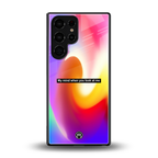 when you look at me back phone cover | glass case for samsung galaxy s25 ultra