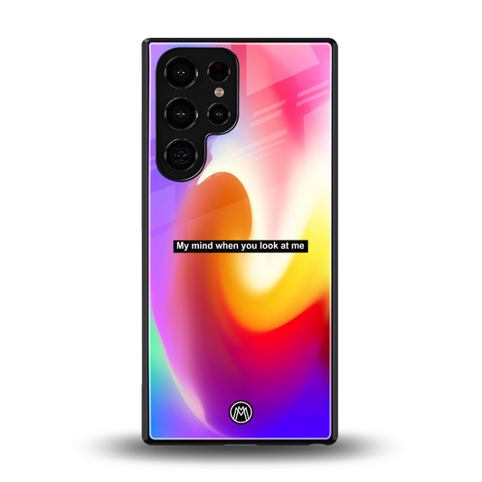 when you look at me back phone cover | glass case for samsung galaxy s25 ultra