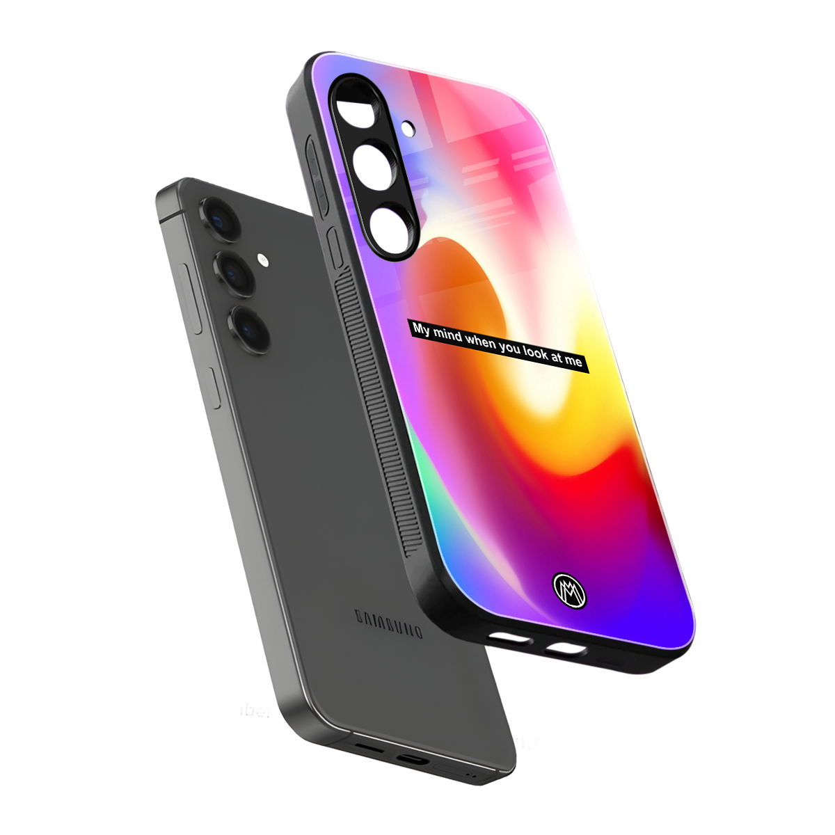 when you look at me back phone cover | glass case for samsung galaxy s24 plus