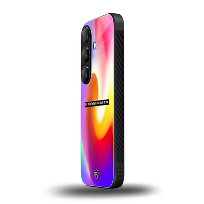 when you look at me back phone cover | glass case for samsung galaxy s23 plus