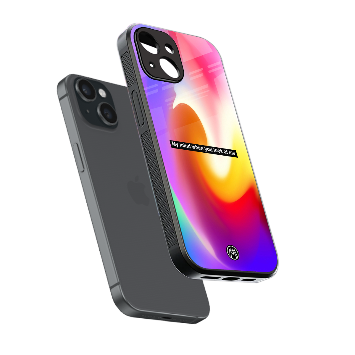 when you look at me back phone cover | glass case for iphone 14