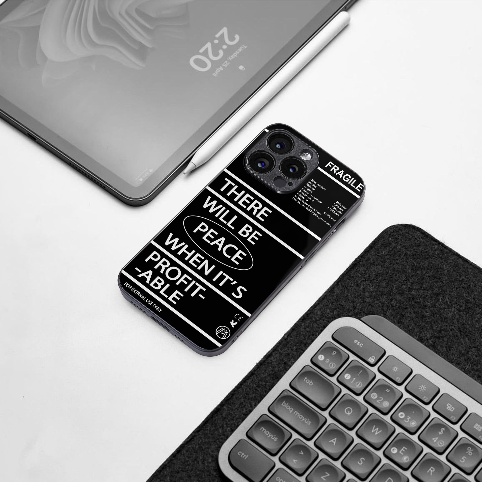 when it's profitable back phone cover | glass case for Google Pixel 8