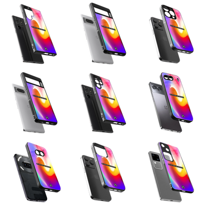 Durable Glass Back Mobile Case for iPhone, Samsung, OnePlus, Google Pixel, Redmi, Vivo, Oppo