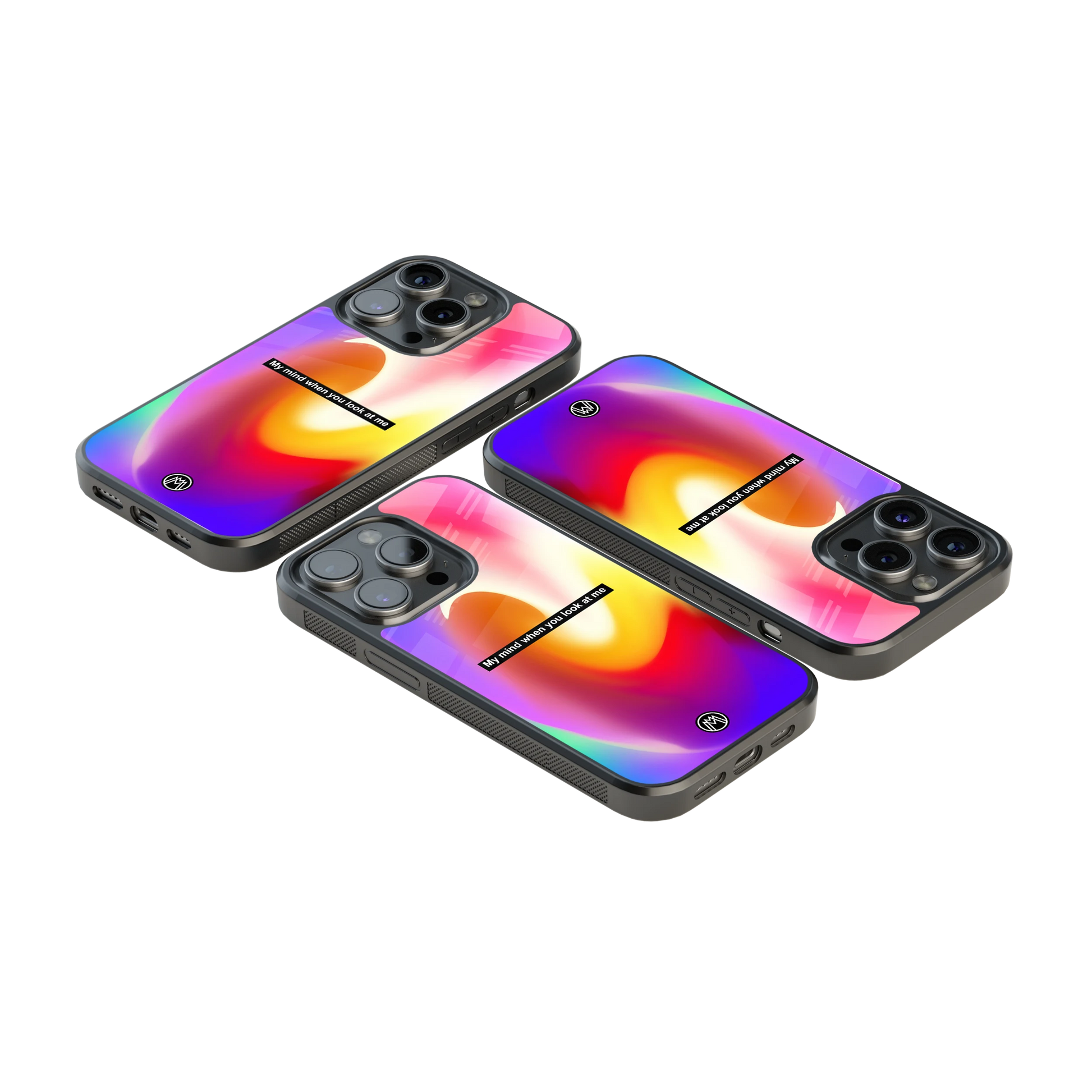 Luxury Glass Back Mobile Cover for iPhone, Samsung Galaxy, OnePlus, Pixel, Redmi & More