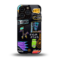 whimsy back phone cover | glass case for iphone 13 pro