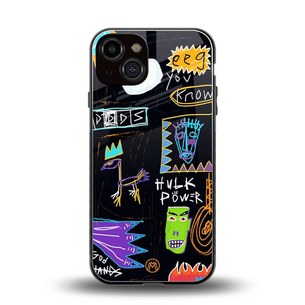 whimsy back phone cover | glass case for iphone 13