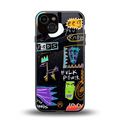 whimsy back phone cover | glass case for iphone 13