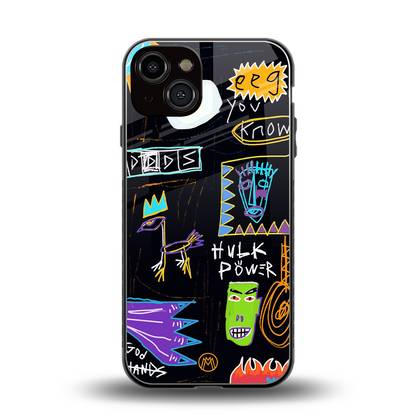 whimsy back phone cover | glass case for iphone 13