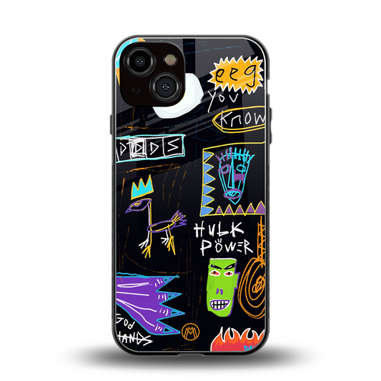 whimsy back phone cover | glass case for iphone 13