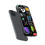 whimsy back phone cover | glass case for iphone 15 plus