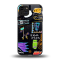 whimsy back phone cover | glass case for iphone 15