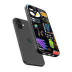 whimsy back phone cover | glass case for iphone 16 plus