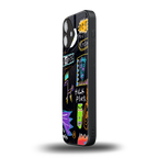 whimsy back phone cover | glass case for iphone 16 plus