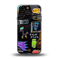 whimsy back phone cover | glass case for iphone 16 pro