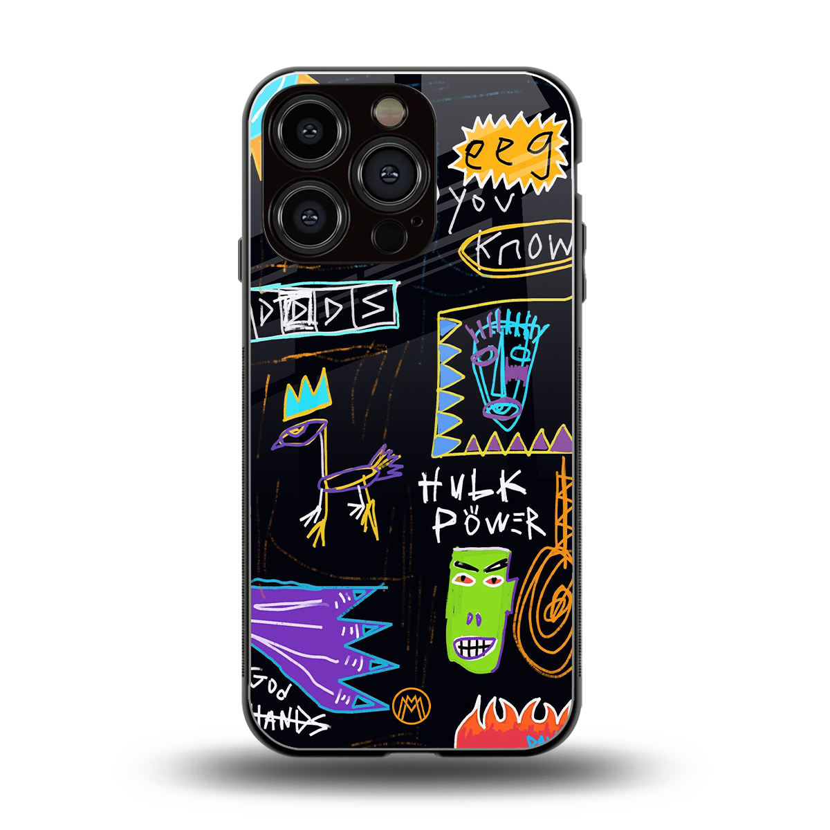 whimsy back phone cover | glass case for iphone 16 pro