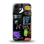 whimsy back phone cover | glass case for iphone 16