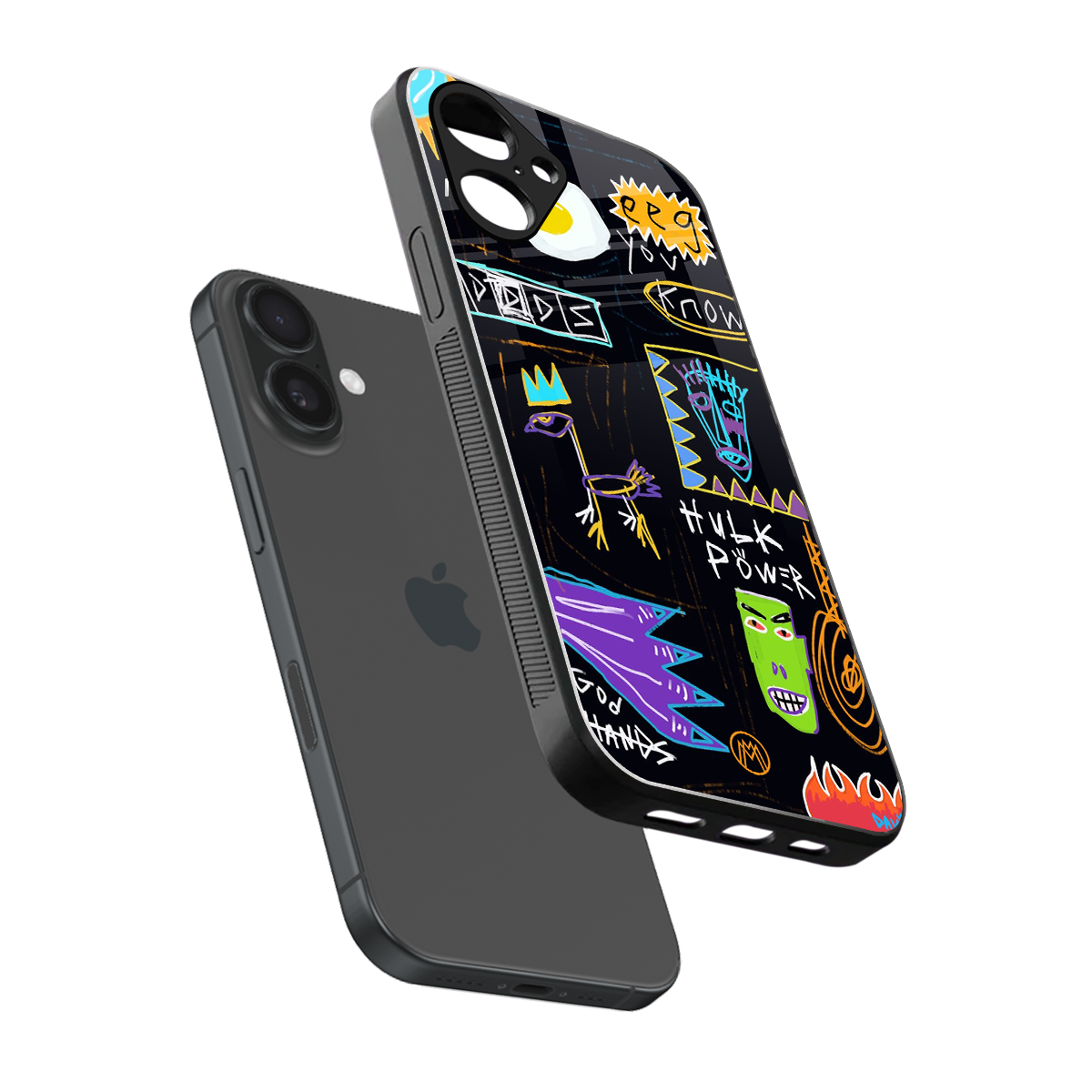 whimsy back phone cover | glass case for iphone 16