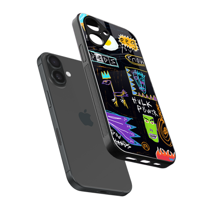 whimsy back phone cover | glass case for iphone 16