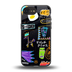 whimsy back phone cover | glass case for iphone 16e