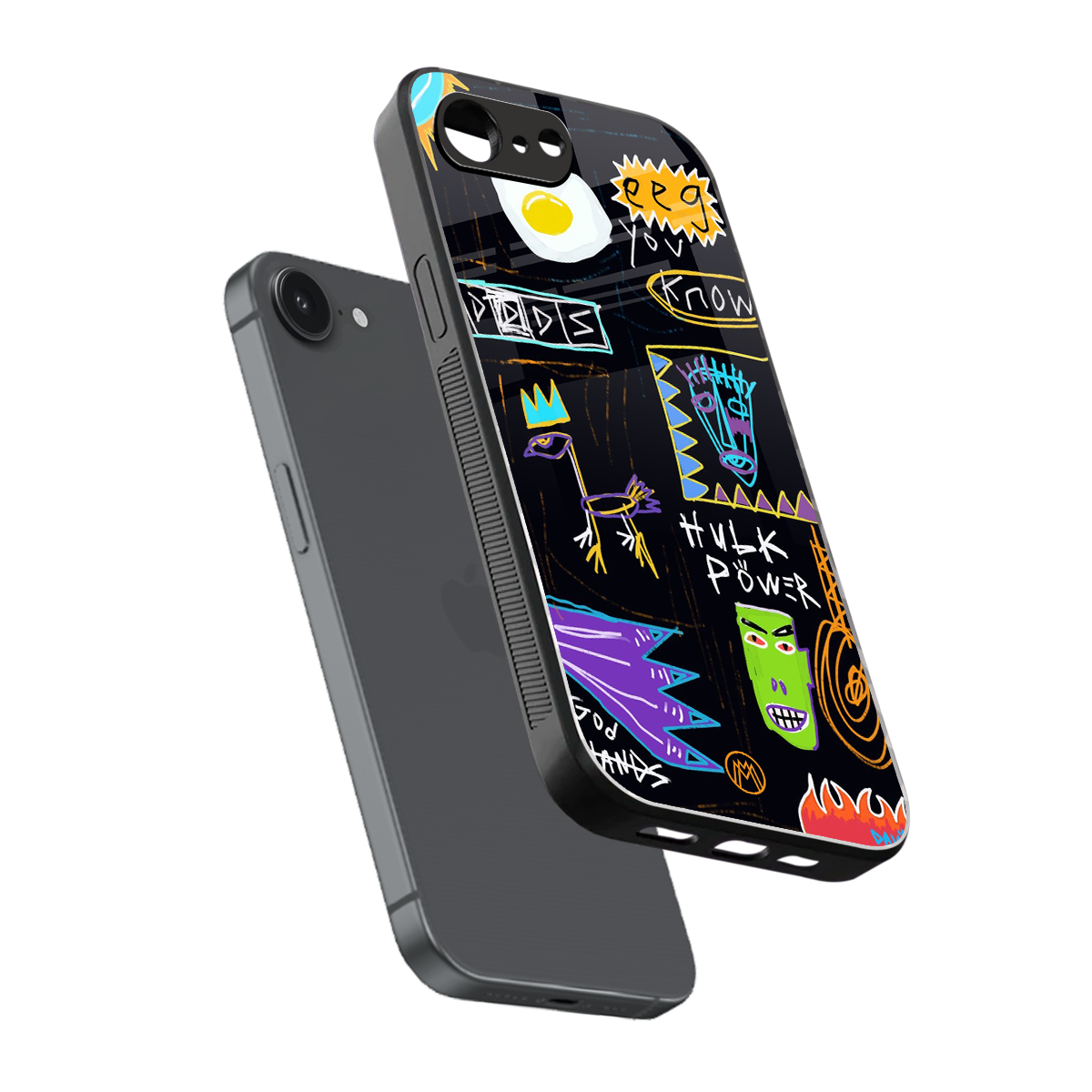 whimsy back phone cover | glass case for iphone 16e