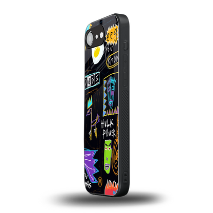 whimsy back phone cover | glass case for iphone 16e