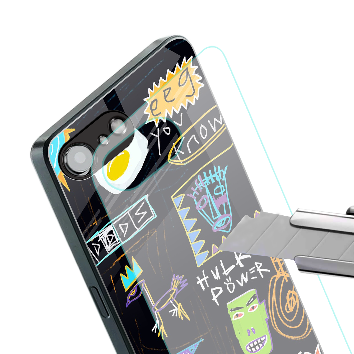 whimsy back phone cover | glass case for iphone 16e