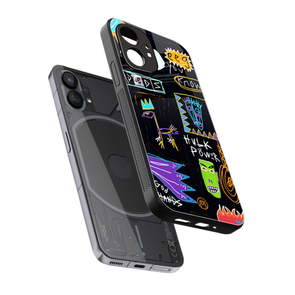 whimsy back phone cover | glass case for nothing phone 1