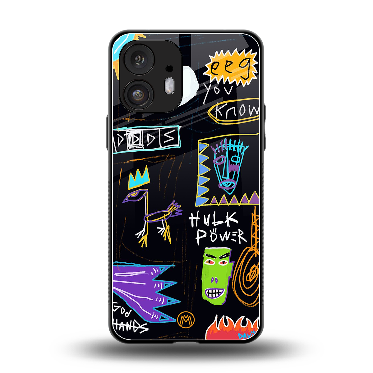 whimsy back phone cover | glass case for nothing phone 2