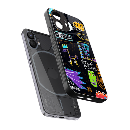 whimsy back phone cover | glass case for nothing phone 2