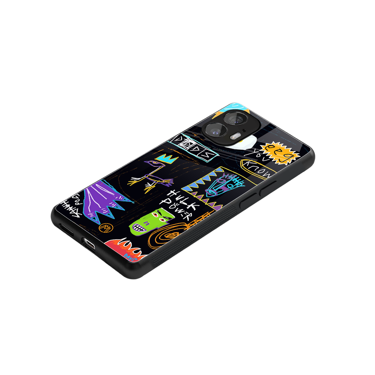 whimsy back phone cover | glass case for nothing phone 2