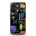 whimsy back phone cover | glass case for oneplus nord 3