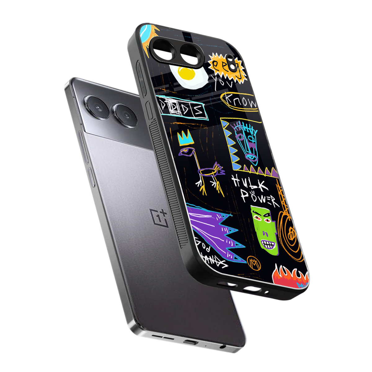 whimsy back phone cover | glass case for oneplus nord 4